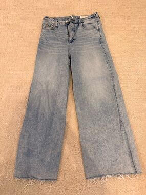 rag & bone Light Blue Wide-Leg Jeans